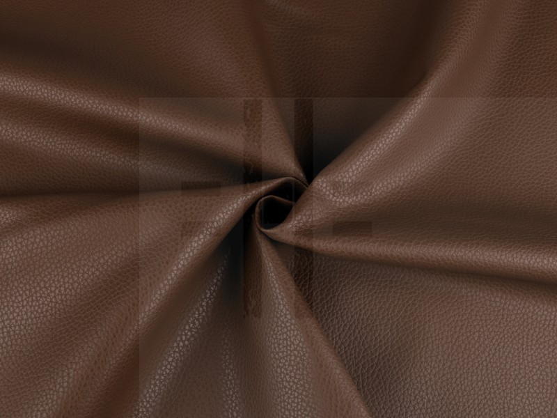 Műbőr anyag - Barna