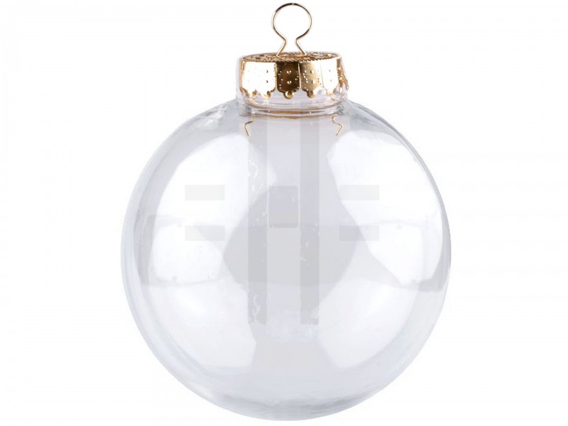 Nagy díszíthető gömb 10 cm - 2 db/csomag Karácsonyfa díszités