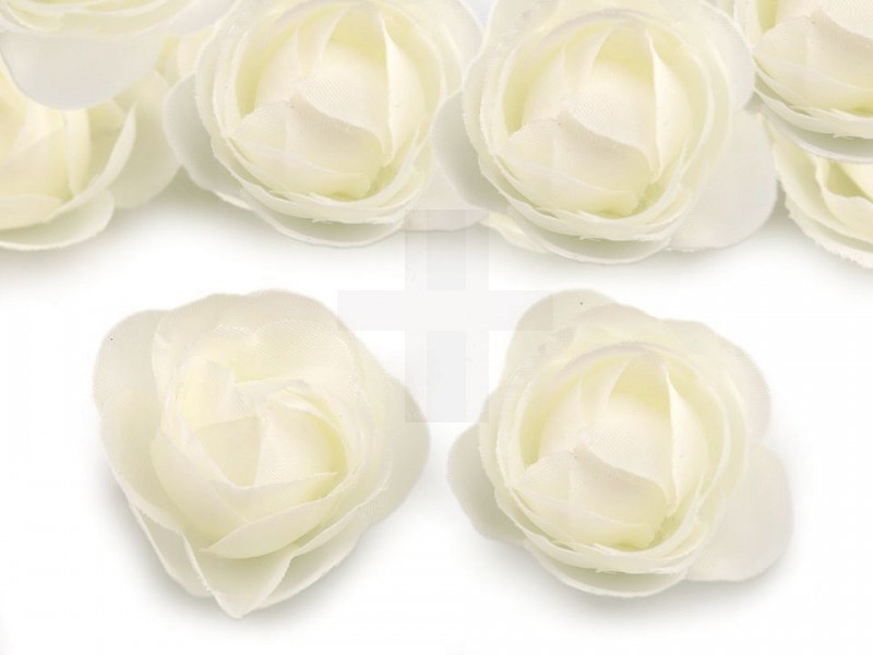   Művirág rózsa - 4 db/csomag Esküvői díszítés