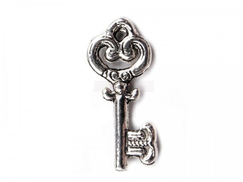 Tibeti dekor kulcs/medál - 10 db/csomag Fém-,mágnes kellék