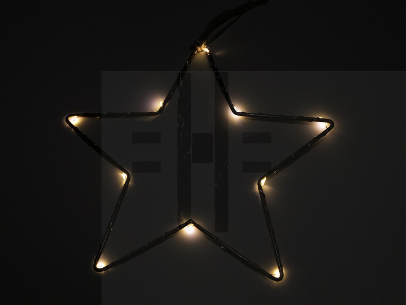 Karácsonyi csillag dekor LED világító akasztható Gyertya,illatosító,lámpa