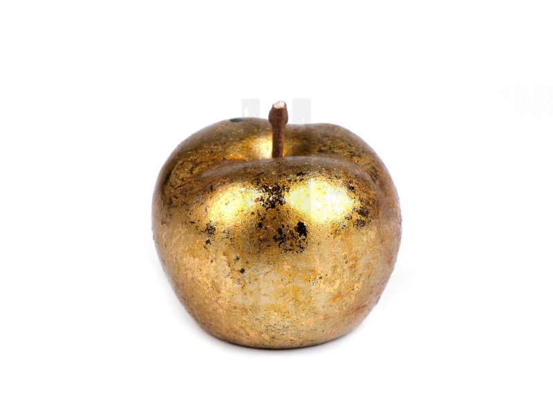 Műgyümölcs dekor alma fényes Dekoráció