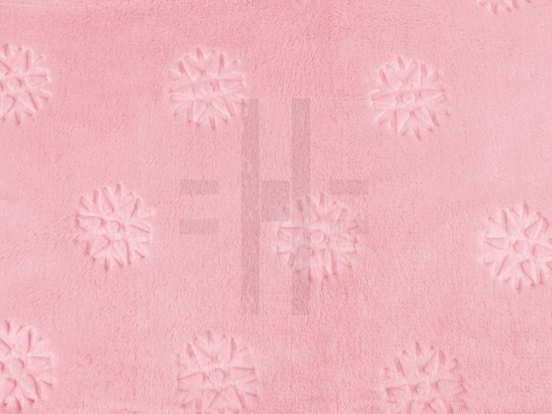   Mink plüss hópehely - Rózsaszín