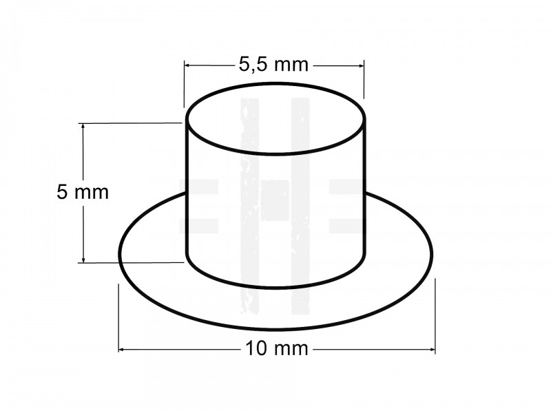 Ringli alátéttel belső 5,5 mm - 100 szett/csomag Fém rövidárú