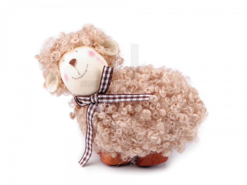 Dekorációs bárány - 9 x 11 cm