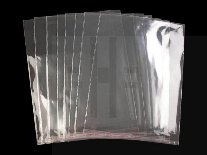 PP ragasztócsíkos celofán tasak  30x38  cm - 100 db Papir,celofán,fólia