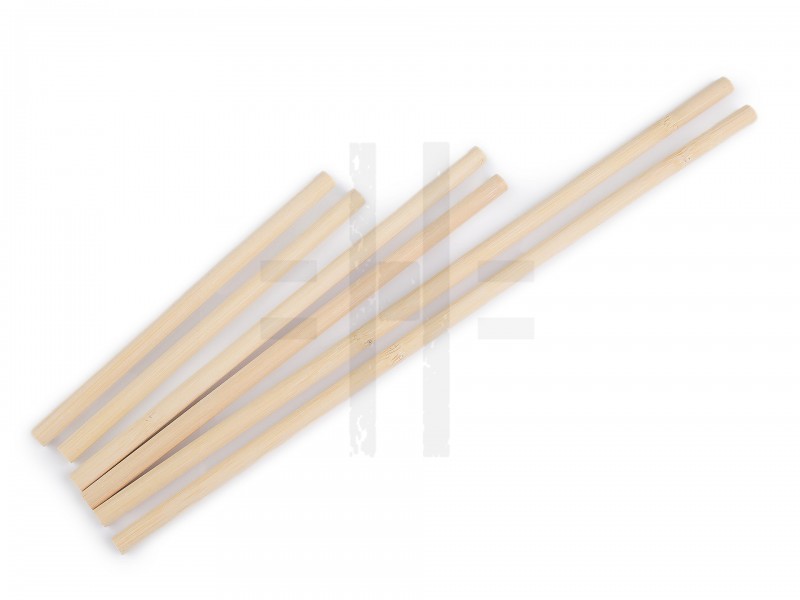 Fa bambusz pálcika - 5 db/csomag Fa,üveg dísz-, kellék