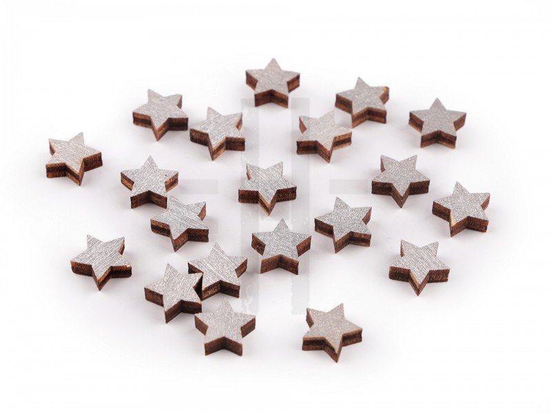 Mini fa csillag - 20 db/csomag Mini fa csillag - 20 db/csomag