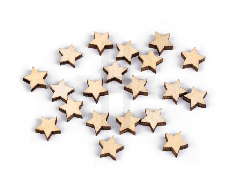 Mini fa csillag - 20 db/csomag Mini fa csillag - 20 db/csomag