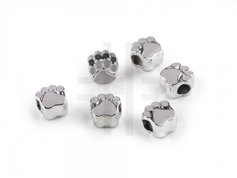                 Műanyag gyöngy tappancs - 11x11 mm