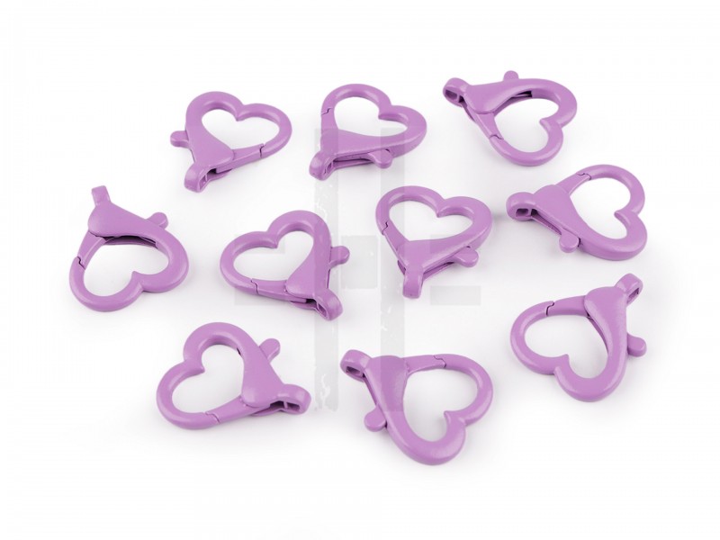 Fém karabiner színes szív 15 mm lyuk - 10 db Karácsonyfa díszités        Fém karabiner színes szív 15 mm lyuk - 10 db Karácsonyfa díszités