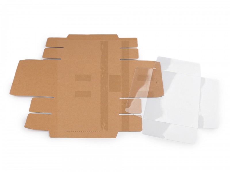 Papírdoboz átlátszó tetővel 12 x 15 cm - 10 db Ajándék csomagolás                Papírdoboz átlátszó tetővel 12 x 15 cm - 10 db Ajándék csomagolás