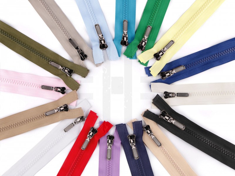 Cápa fogú cipzár bontható - 80 cm