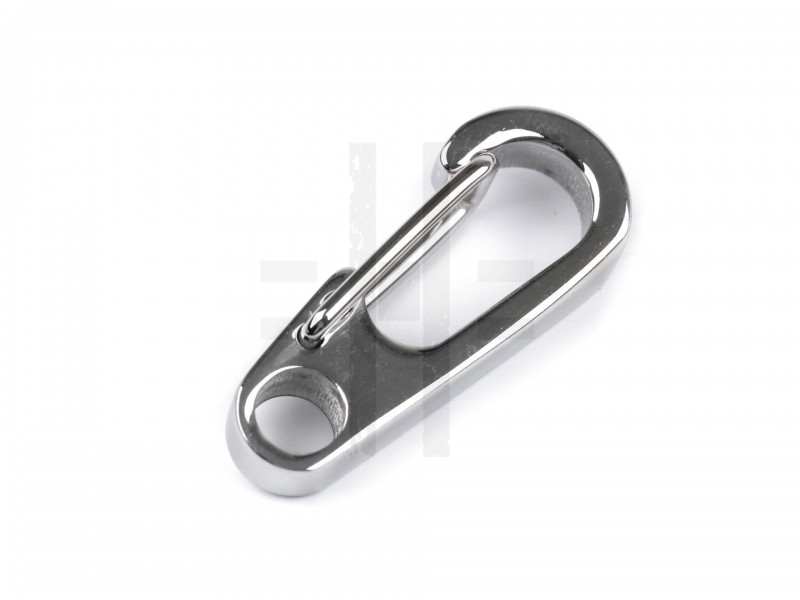Rozsdamentes karabíner Fém rövidárú Rozsdamentes karabíner Fém rövidárú