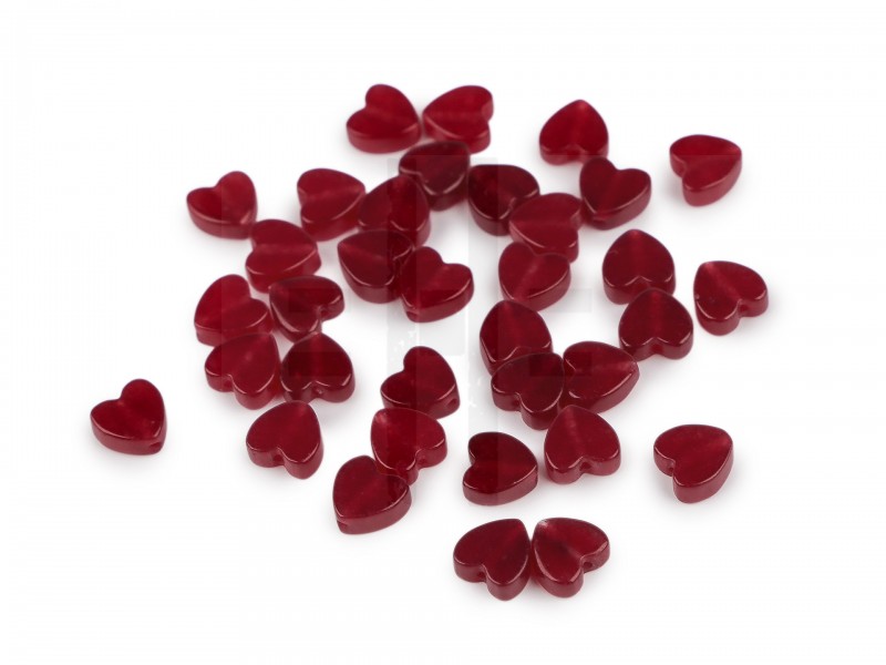 Ásványi és üveg szívgyöngyök 6 mm - 35 db Gomb, kapocs Ásványi és üveg szívgyöngyök 6 mm - 35 db Gomb, kapocs