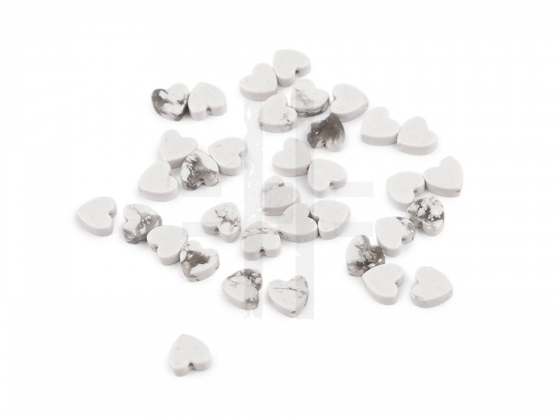 Ásványi és üveg szívgyöngyök 6 mm - 35 db Gomb, kapocs Ásványi és üveg szívgyöngyök 6 mm - 35 db Gomb, kapocs
