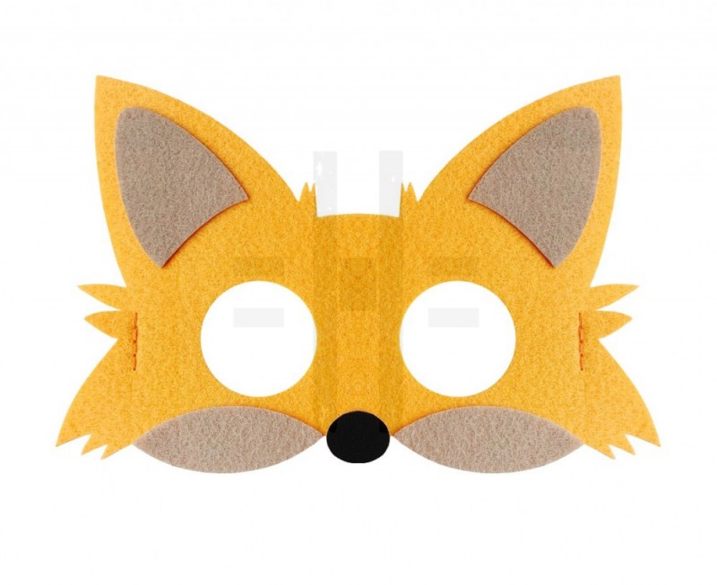 Róka filc álarc Álarc, Fejdísz, Kellék Róka filc álarc Álarc, Fejdísz, Kellék