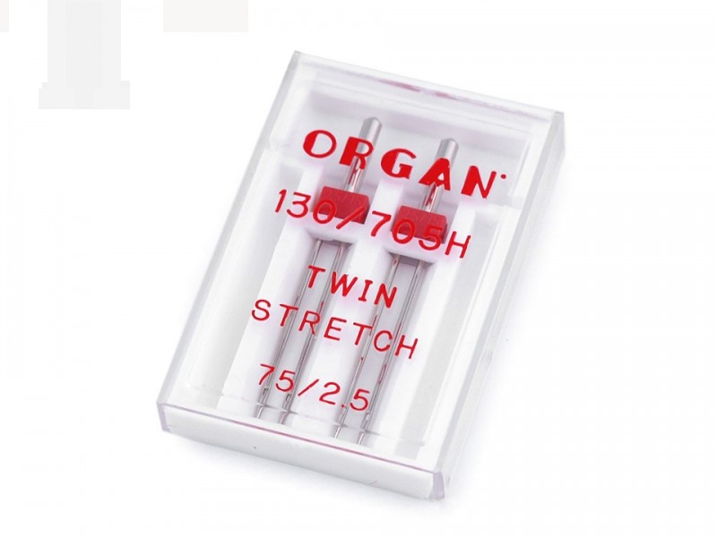   Organ duplatű stretch Varrógéptű-, tű, varrókészlet