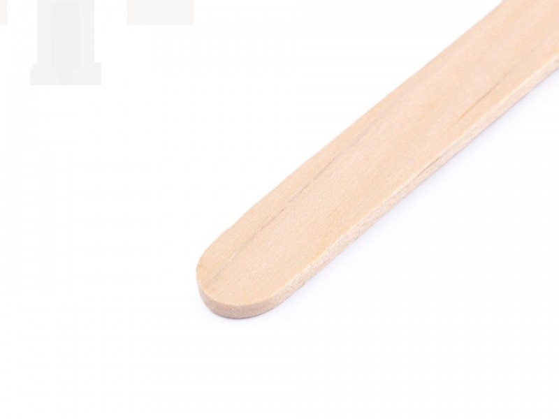 Fa natur spatula - 50 db Fa,üveg dísz-, kellék