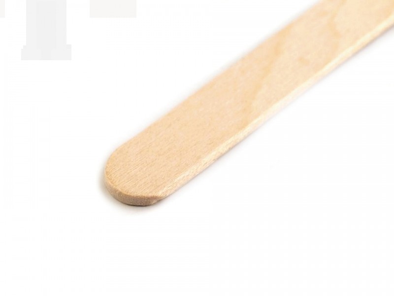 Fa natur spatula kicsi - 50 db Fa,üveg dísz-, kellék