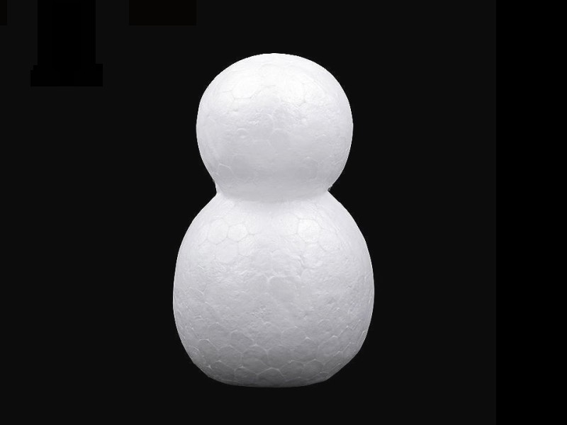 Hungarocell hóember - 11,5 cm Hungarocell,műanyag kellék