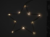 Karácsonyi csillag dekor LED világító akasztható Gyertya,illatosító,lámpa
