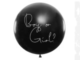 Fiú vagy lány lufi konfettivel - 100 cm Party díszités-, eszközök