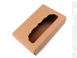 Ablakos ajándékdoboz süteményes doboz - 10 db/csomag Ajándék csomagolás