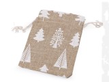 Karácsonyfa vászon tasak - 2 db/csomag Ajándék csomagolás