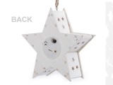 Karácsonyi világítós csillag - 12 cm Gyertya,illatosító,lámpa