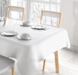           Damaszt fehér asztalterítő - 90 x 90 cm