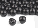 Felvarrható gyöngy fekete 20 db/csomag Gyöngy-,gyöngyfűző