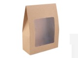 Papir doboz ablakkal - 10 db/csomag Ajándék csomagolás