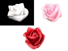 Dekorációs habszivacs rózsa - 10 db/csomag Virág, toll, növény