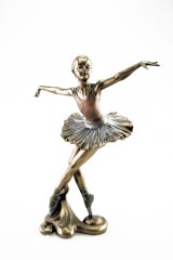 Öntöttvas balerina szobor - 25,5 cm 