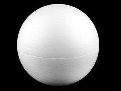Poliészter gömb kétrészes üreges - 25 cm 