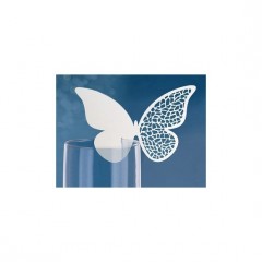    Ültető kártya pohárra pillangó - 10 db/csomag 