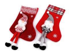               Karácsonyi zokni manóval dekoracio