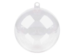 Műanyag gömb - 2 db Karácsonyfa díszités