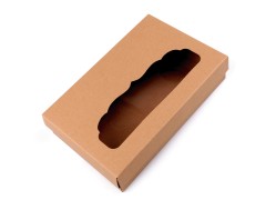 Ablakos ajándékdoboz süteményes doboz - 10 db/csomag Doboz,zsákocska