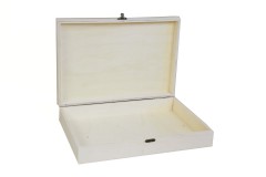     Fa tároló doboz nagy - 31,5 x 22 cm Eszköz, kellék