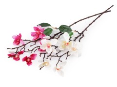     Művirág magnolia csokor - 55 cm Virág, toll, növény