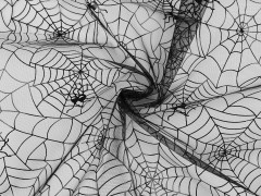 Pókhálós organza anyag Dekorációs szövet