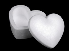                    Hungarocell doboz szív szétszedhető - 12,5x15 cm  Hungarocell,műanyag kellék