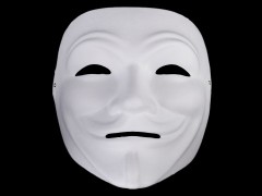 Jelmezbáli álarc festhető - Anonymus Álarc, Fejdísz, Kellék