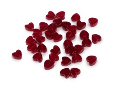                   Ásványi és üveg szívgyöngyök 6 mm - 35 db 