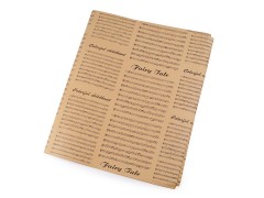 Csomagoló - dekorációs papír hangjegy - 4 ív Paris Papir,celofán,fólia
