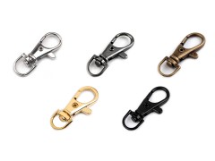 Fém karabiner 10 mm - 4 db/csomag Gomb, kapocs
